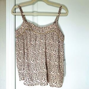 Womens Bishop & Young Shimmer Tank Top Size Small